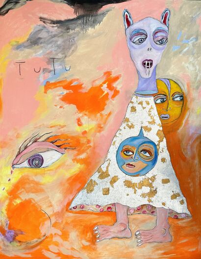 Tutu - a Paint Artowrk by Cherri Rittenhouse